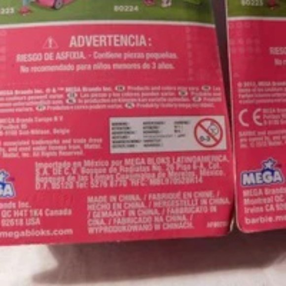 Barbie Mega Bloks Playsets Puppy Pals and Fashion Model - Picture 7 of 7